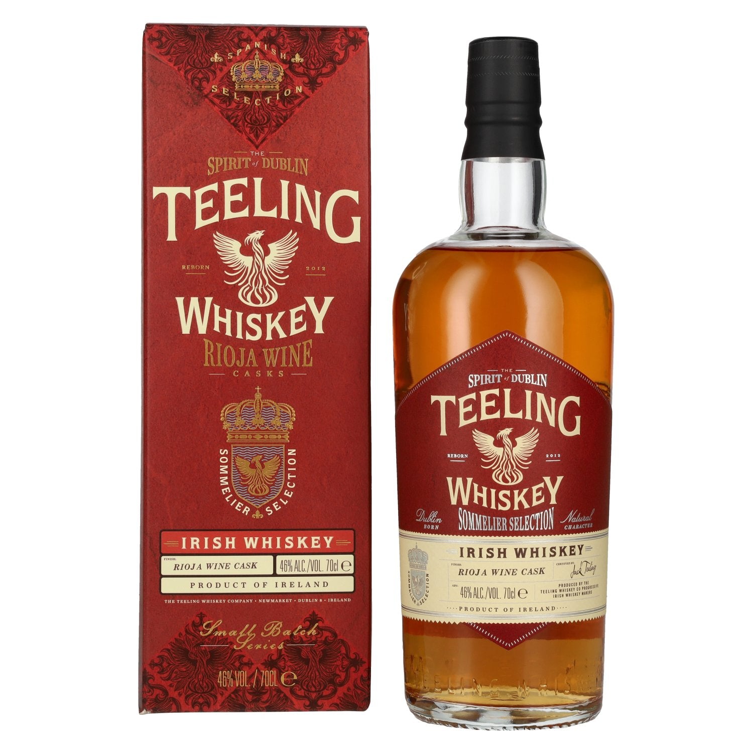 Teeling Whiskey Sommelier Selection RIOJA WINE Cask 46% Vol. 0.7l in gift box