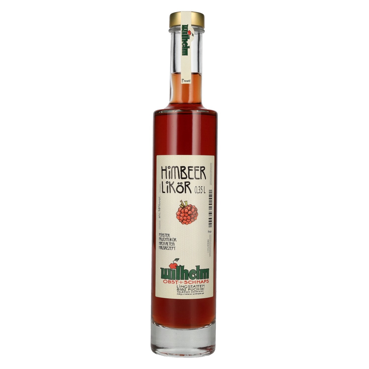 Wilhelm Raspberry Liqueur 18% Vol. 0.35l