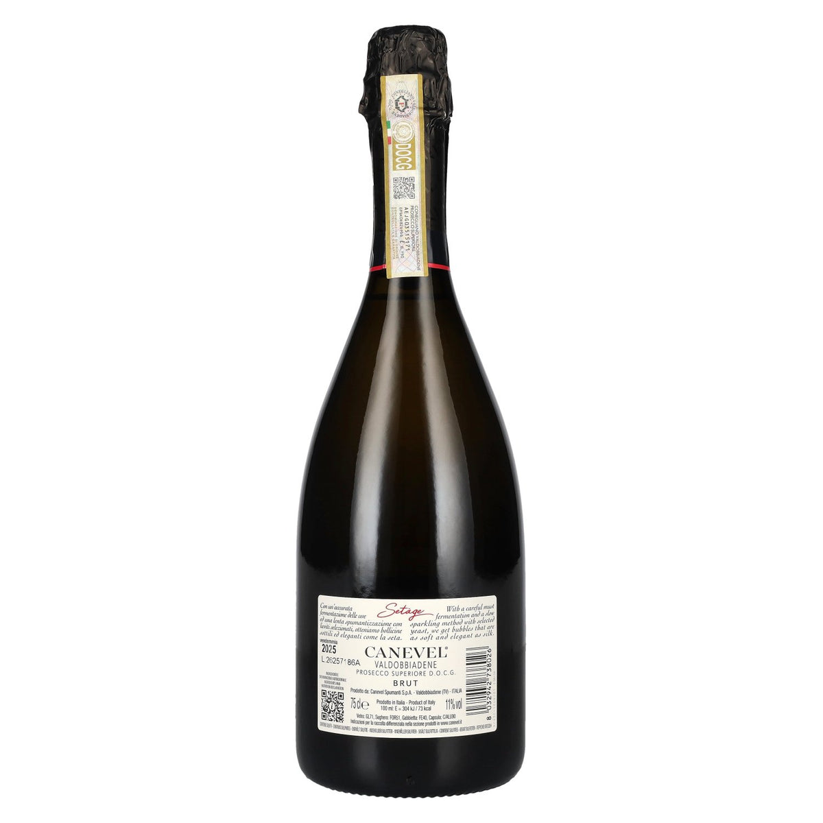 Canevel Valdobbiadene Prosecco Superiore Setàge Brut DOCG 2025 11% ABV 0.75l