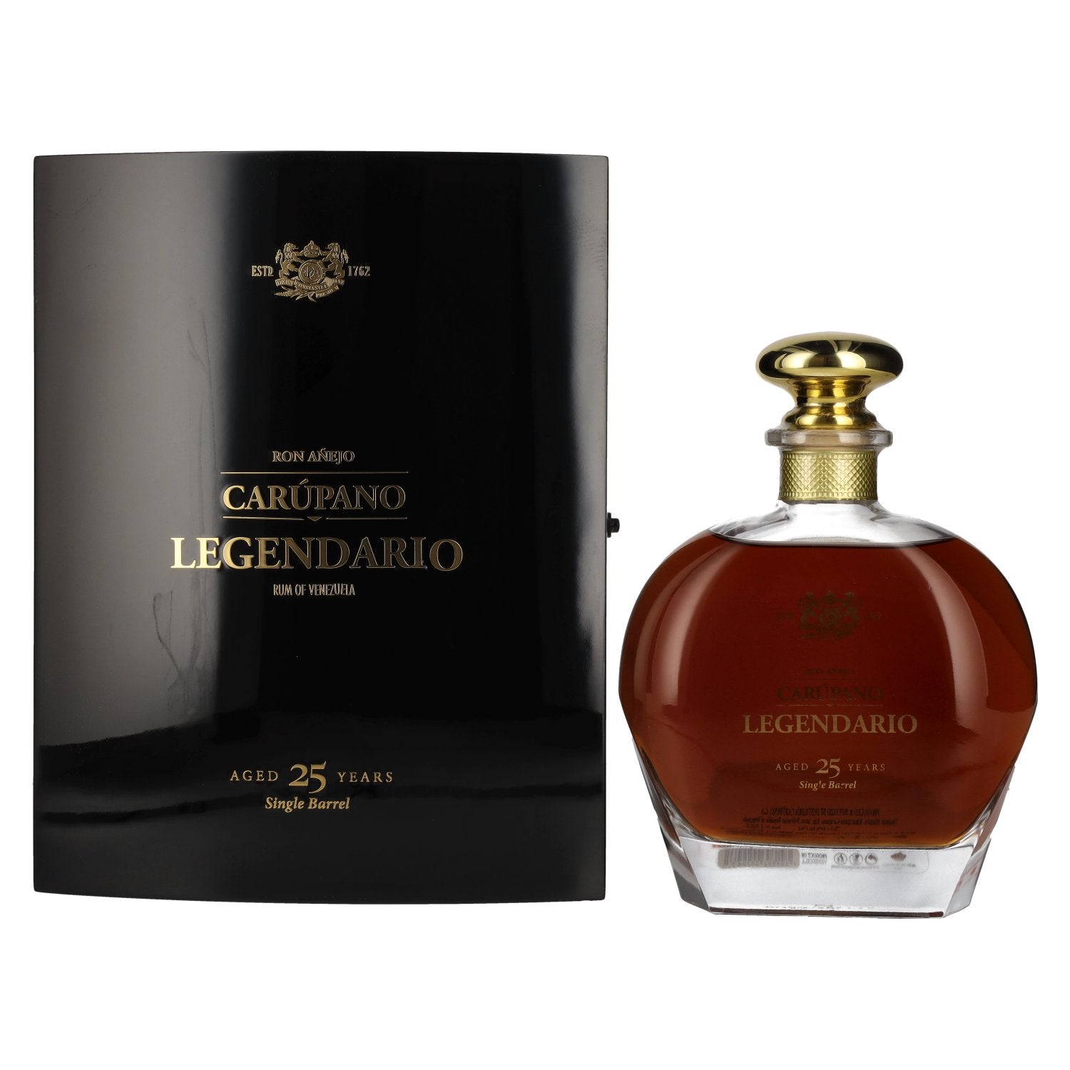 Ron Añejo Carúpano 25 Years Old Legendary Single Barrel 40% Vol. 0.7L in Gift Box