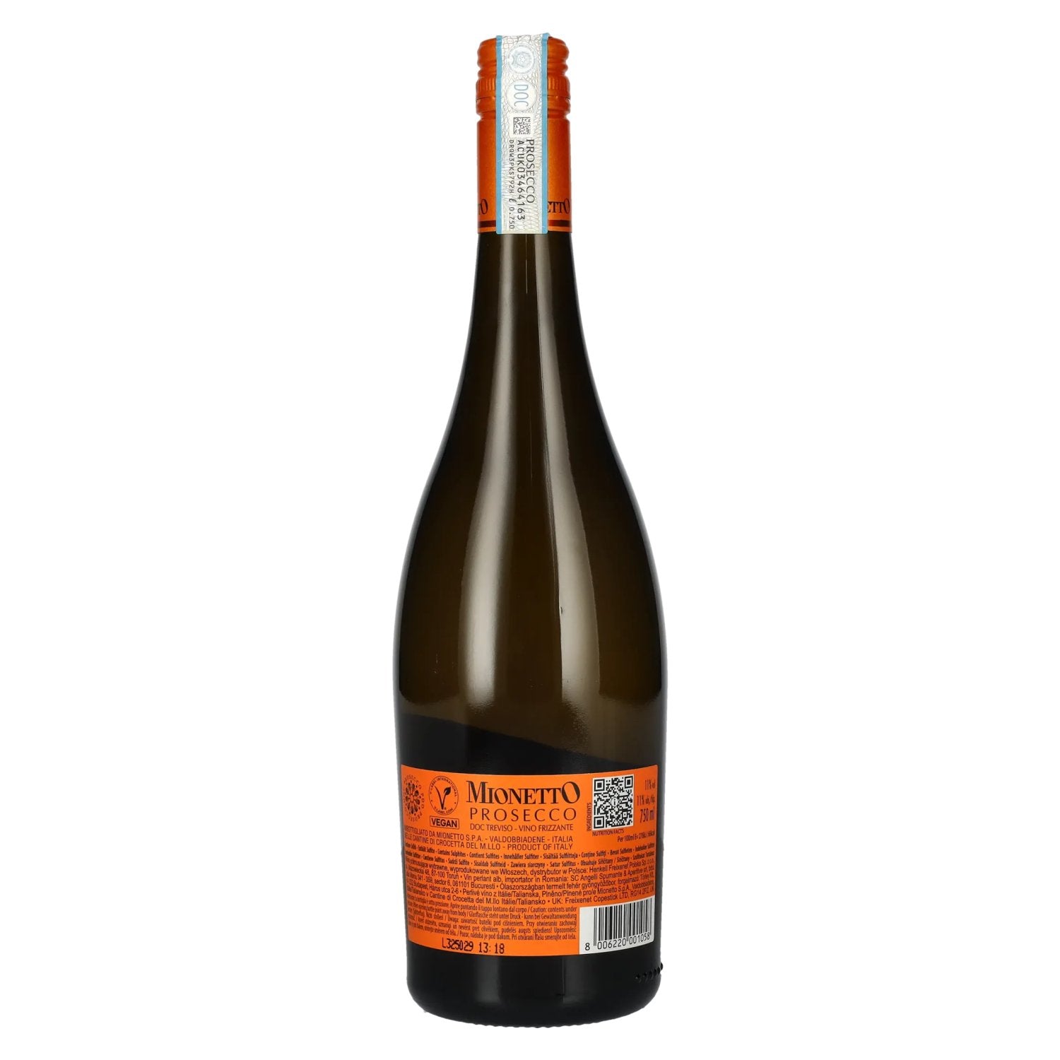 Mionetto Prosecco Vino Frizzante Treviso DOC 11% Vol. 0,75l