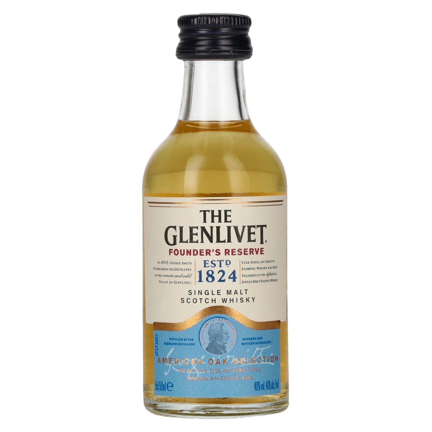 The Glenlivet FOUNDER'S RESERVE American Oak Selection 40% Vol. 0.05l