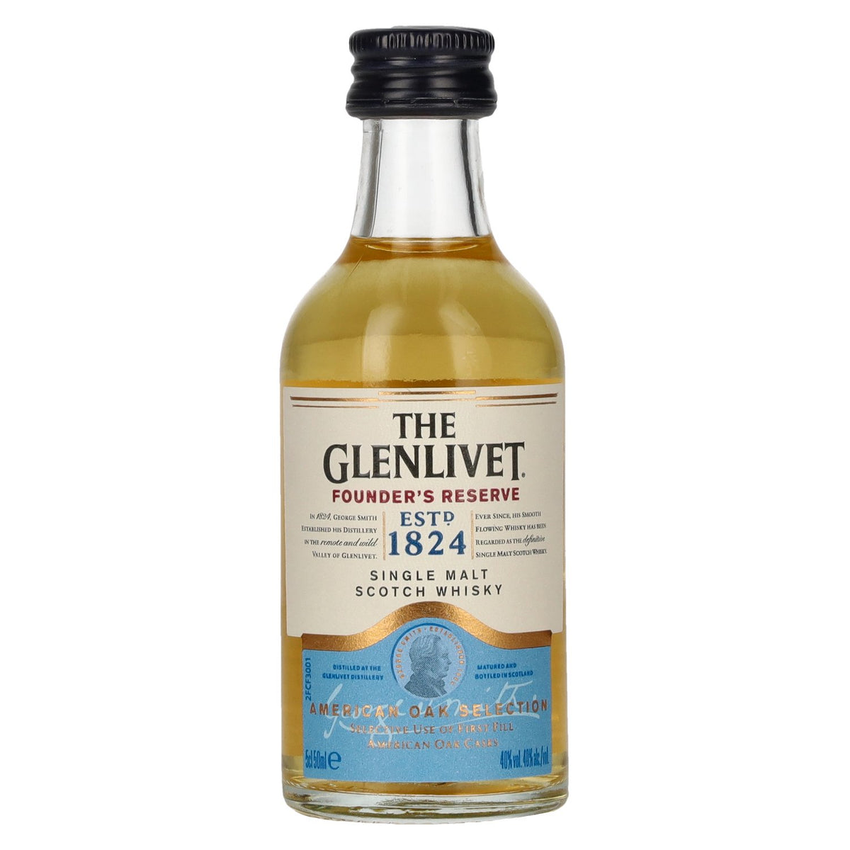 The Glenlivet FOUNDER'S RESERVE American Oak Selection 40% Vol. 0,05l