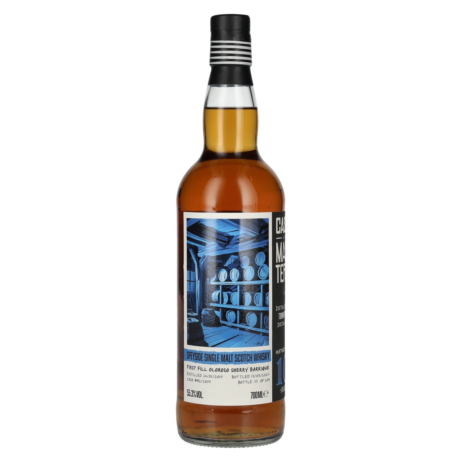 Brave New Spirits 10 Years Old TOMINTOUL Cask Masters Single Malt Scotch Whisky #82 2015 55.3% Vol. 0.7l