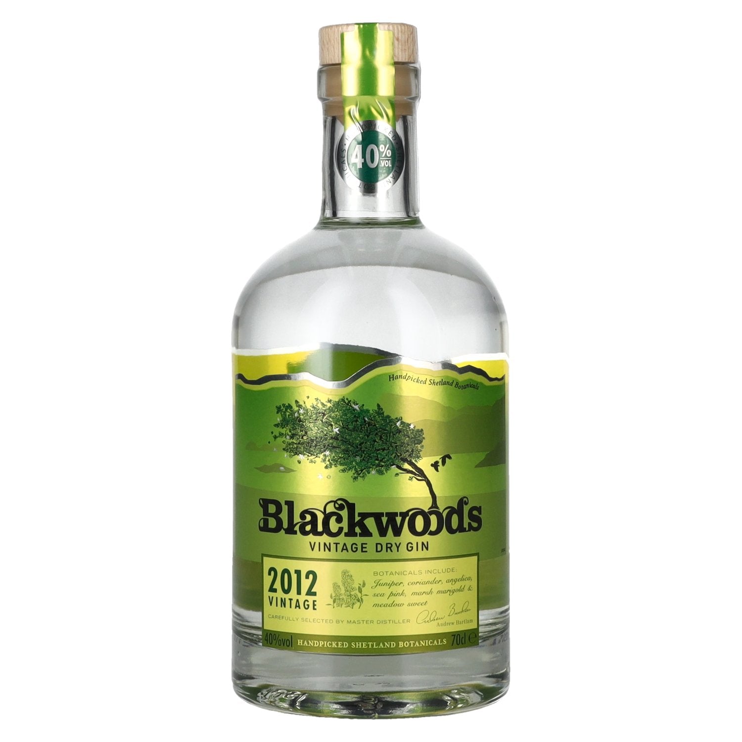 Blackwoods Vintage Dry Gin 2012 40% Vol. 0.7l