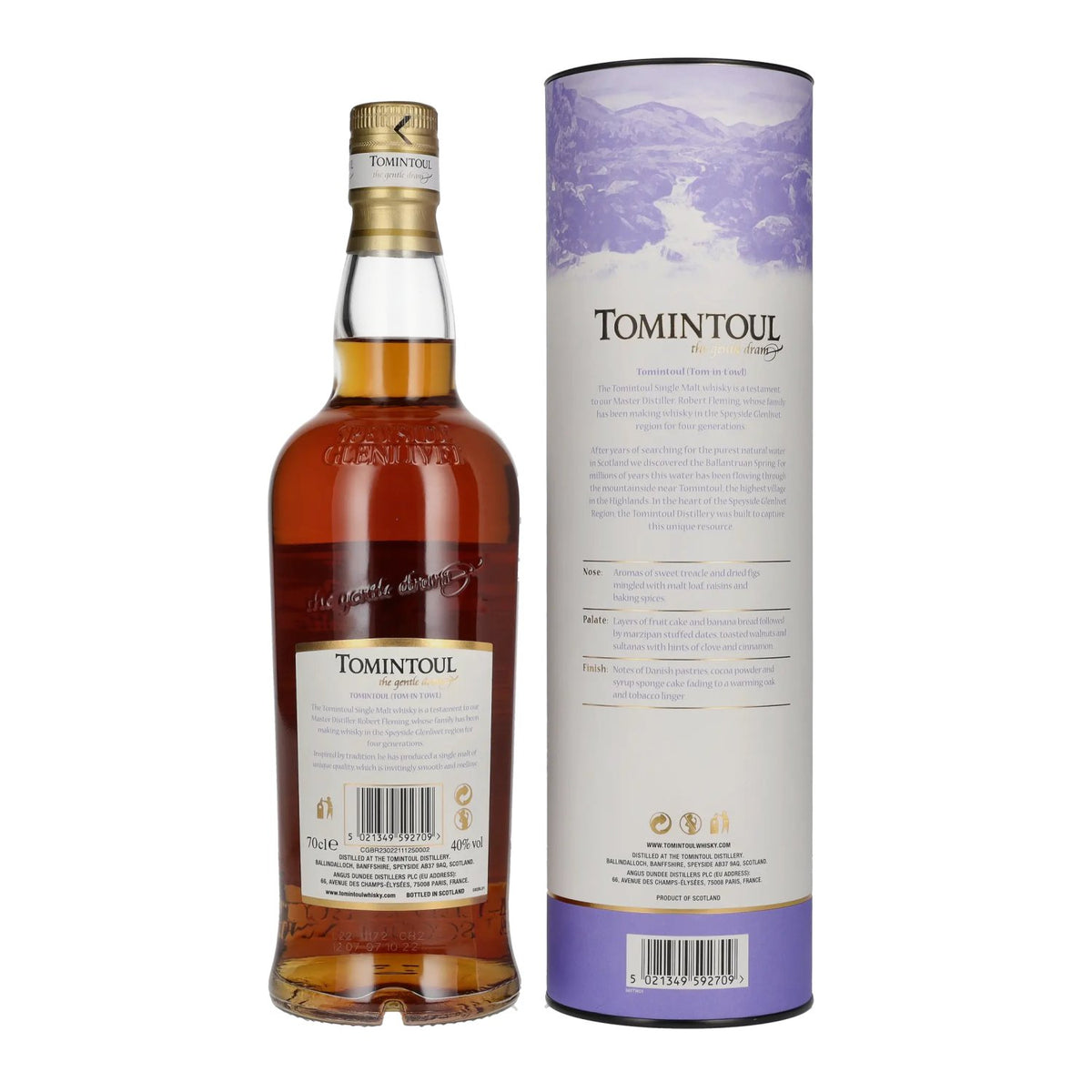 Tomintoul Small Batch Pedro Ximénez Sherry Cask Finish 40% ABV 0.7l in a gift box