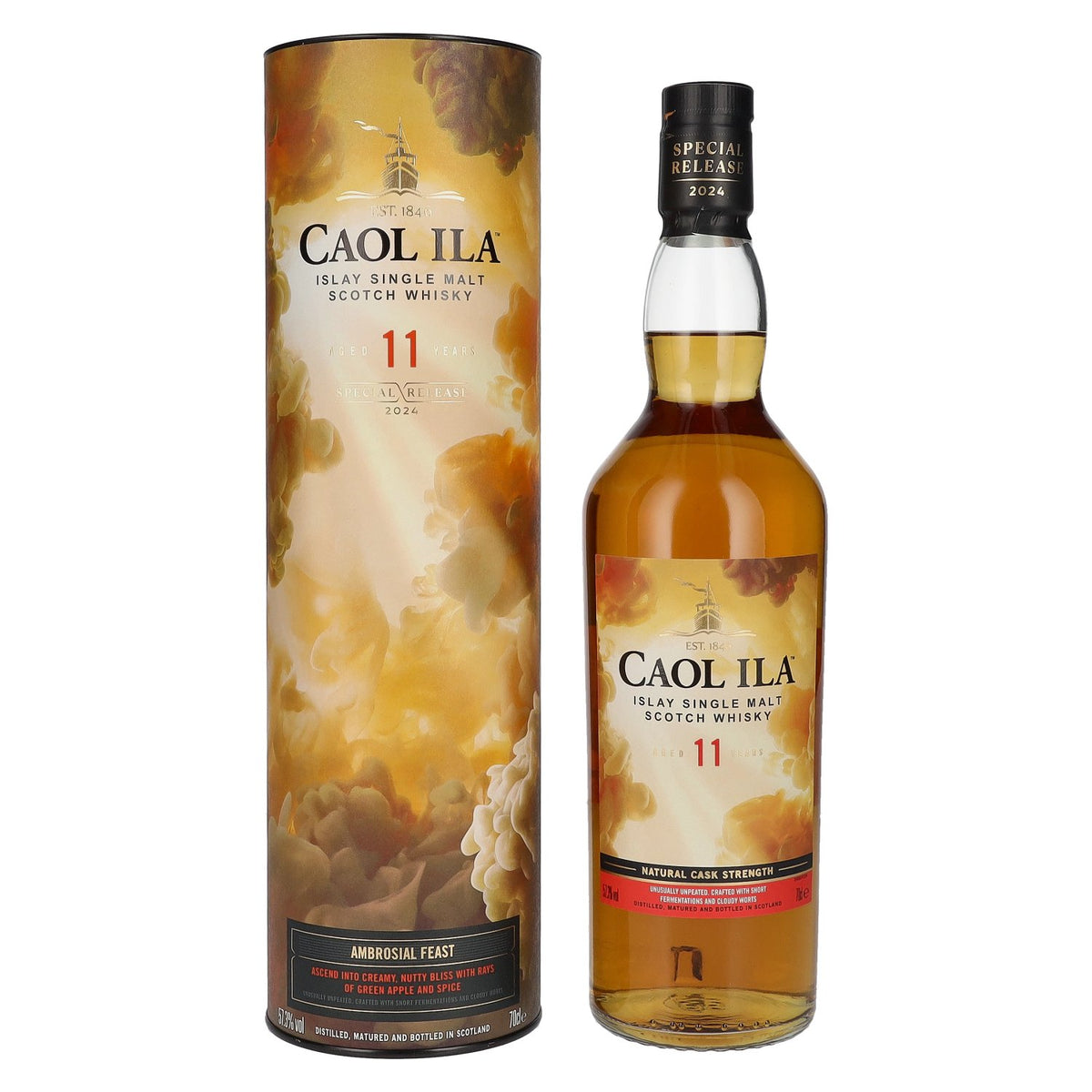 Caol Ila 11 Years Old Ambrosial Feast Single Malt Special Release 2024 57.3% Vol. 0.7L in Gift Box