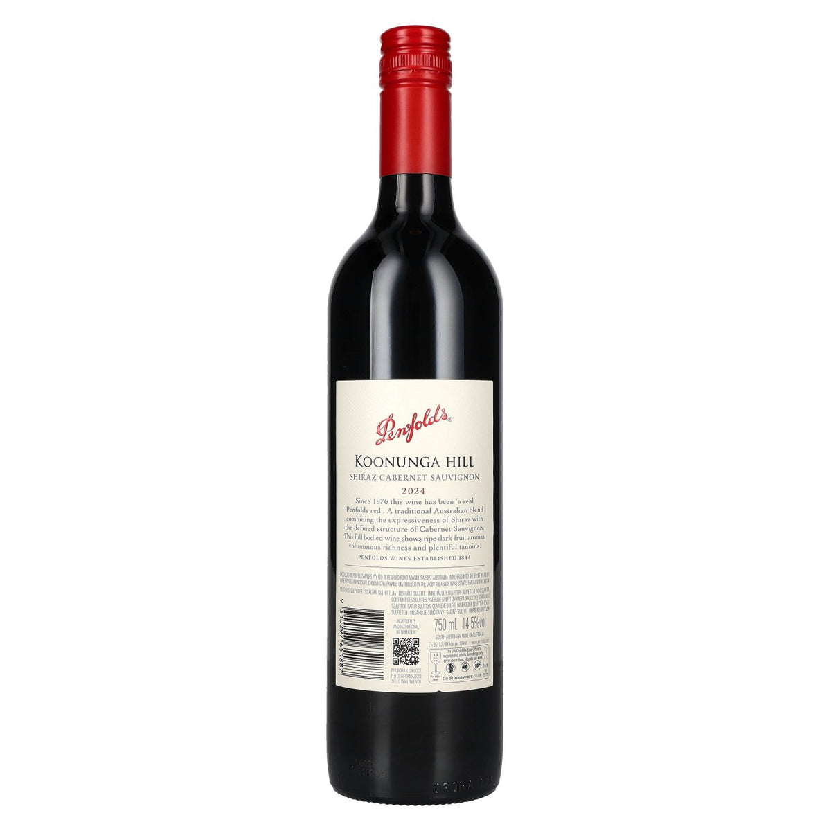 Penfolds Koonunga Hill Shiraz Cabernet Sauvignon 2024 14,5% Vol. 0,75l