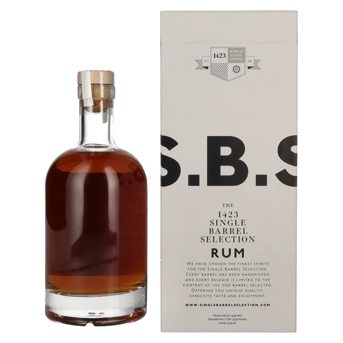 1423 S.B.S FIJI Rum Single Barrel Selection 2004 68.3% vol. 0.7 l in a gift box