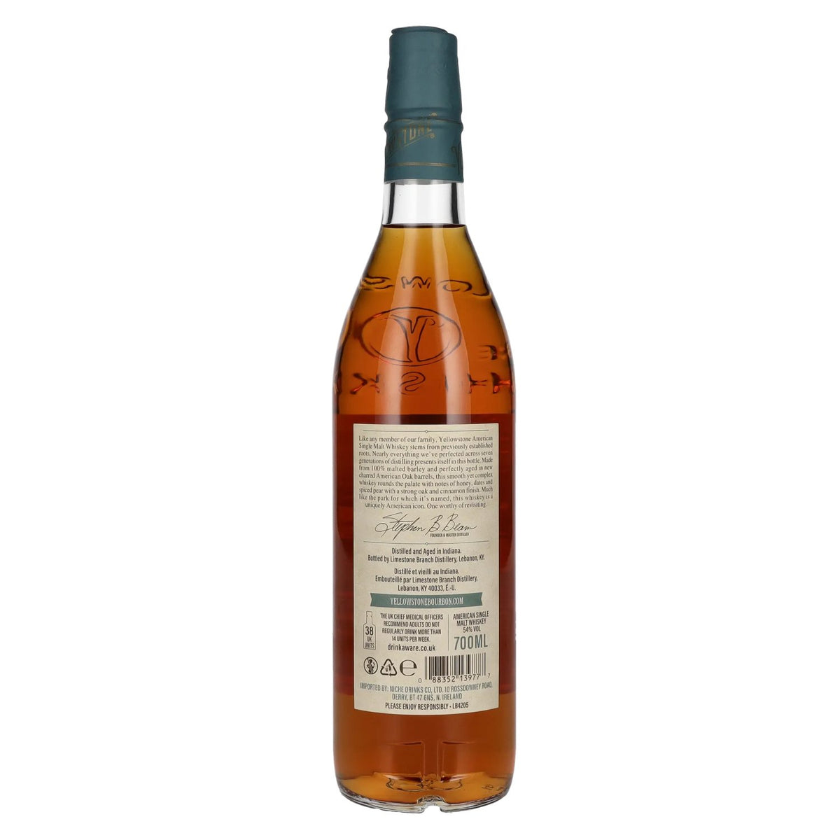Yellowstone American Single Malt Whisky 54% ABV 0.7l