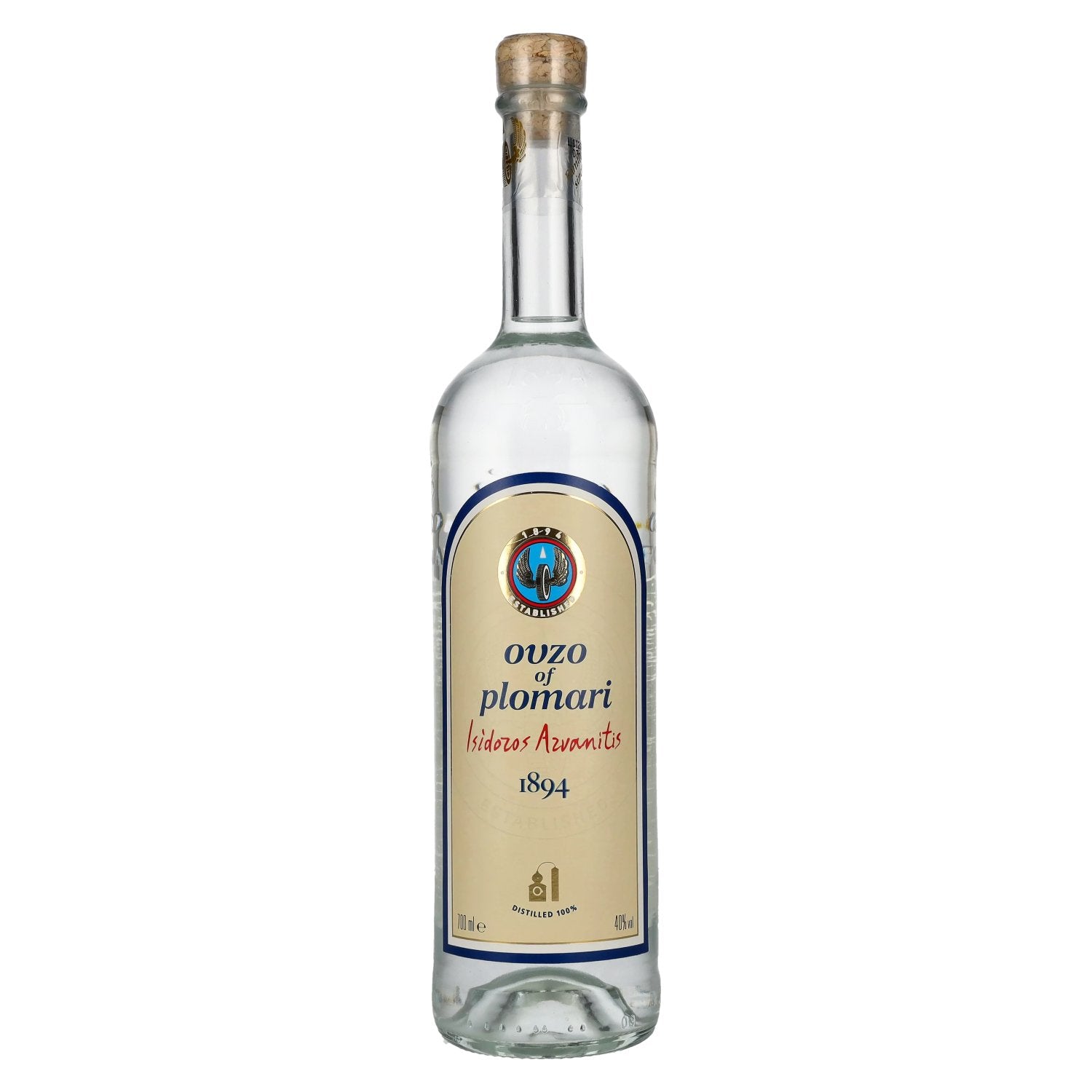 Ouzo Plomari 40% Vol. 0.7l