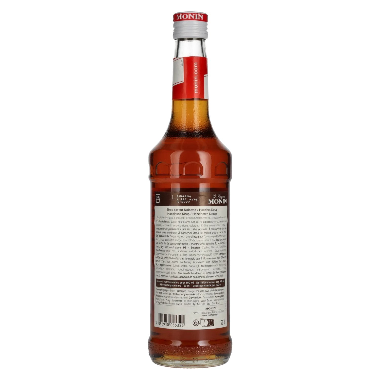 Monin HAZELNUT Syrup 0.7l