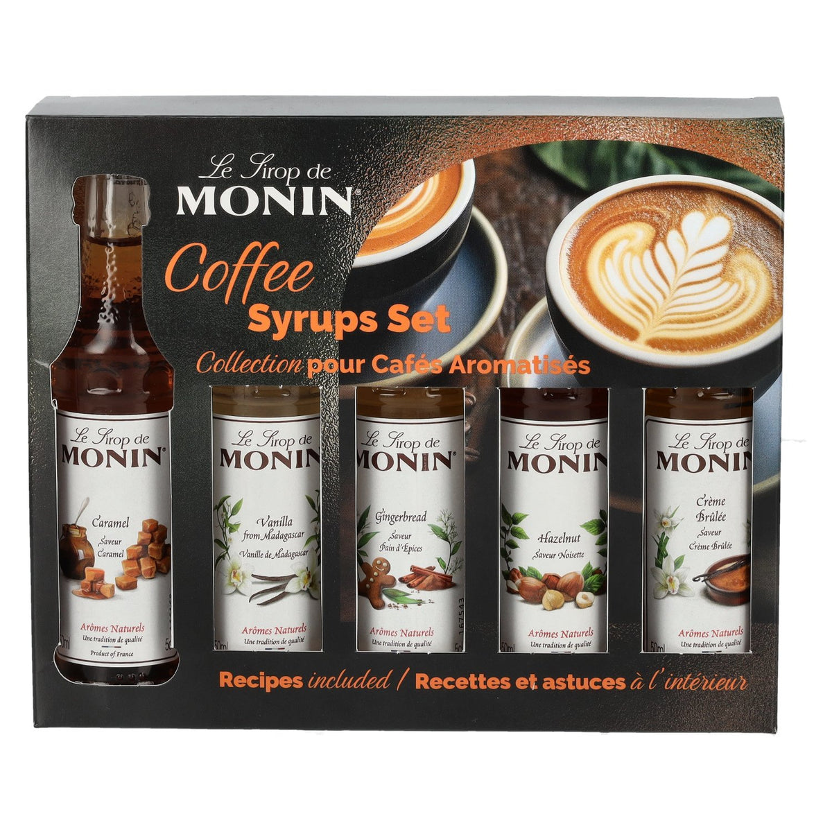 Monin Coffee Syrups Set 5x0.05l