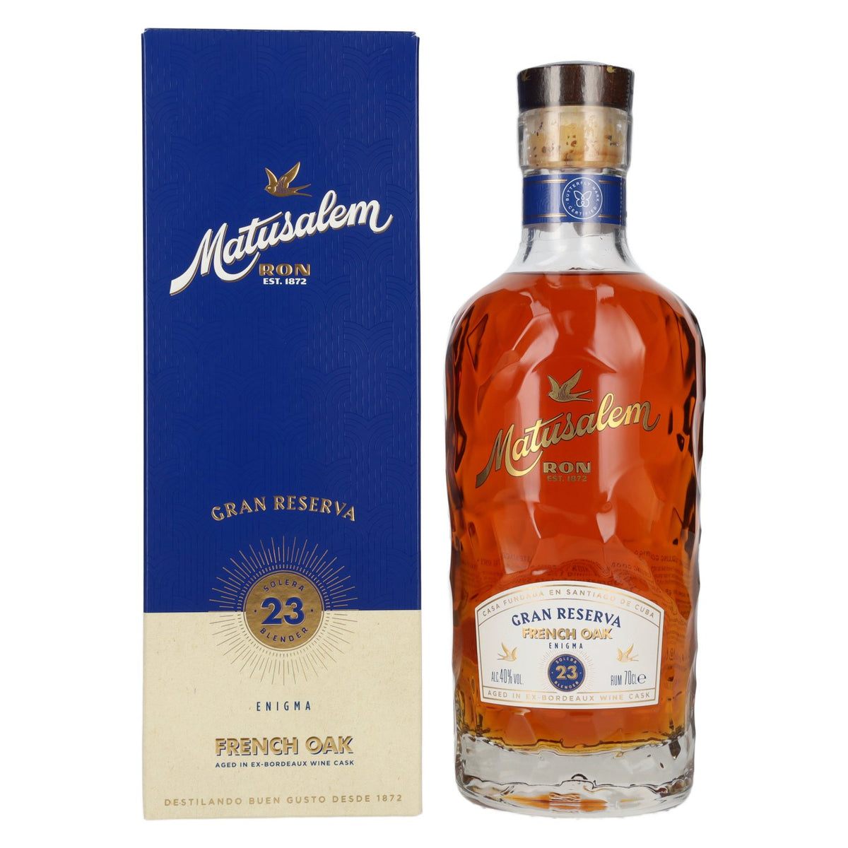 Ron Matusalem 23 Solera Gran Reserva French Oak Rum 40% Vol. 0,7l in Geschenkbox