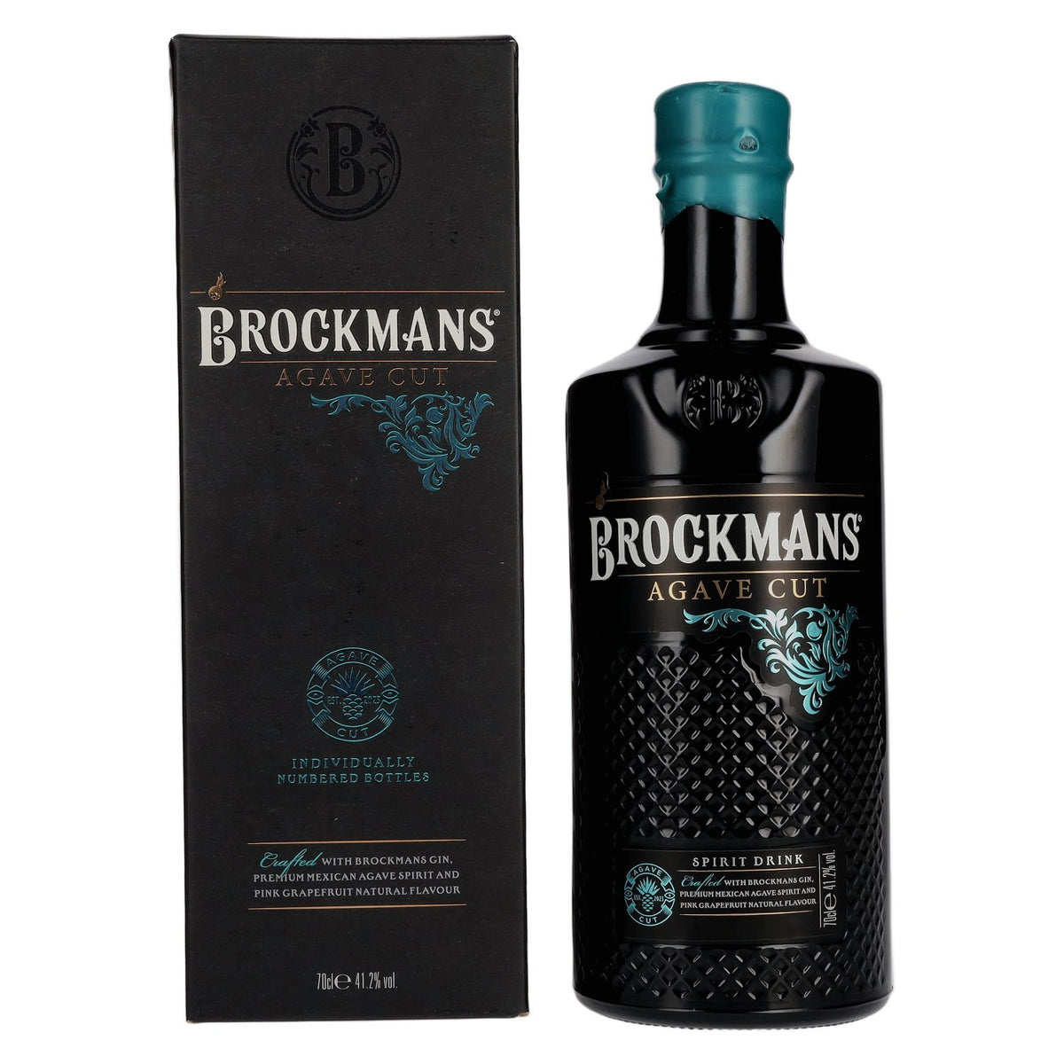 Brockmans AGAVE CUT GIN 41.2% ABV, 0.7 l, in a gift box