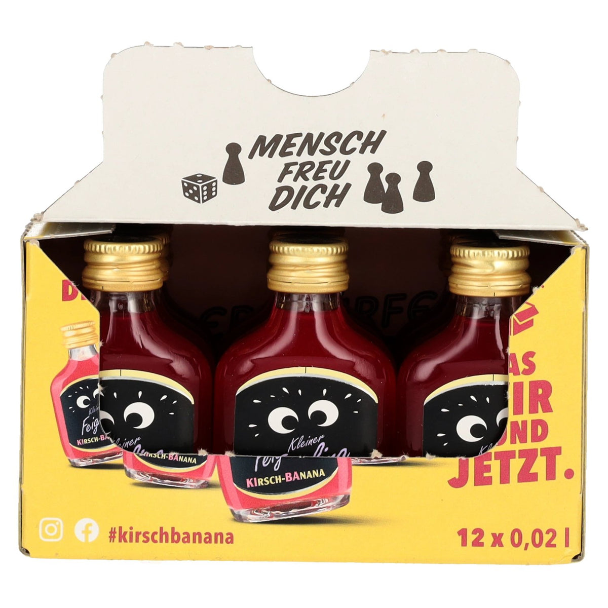 Kleiner Feigling Cherry-Banana 15% Vol. 12x0.02l