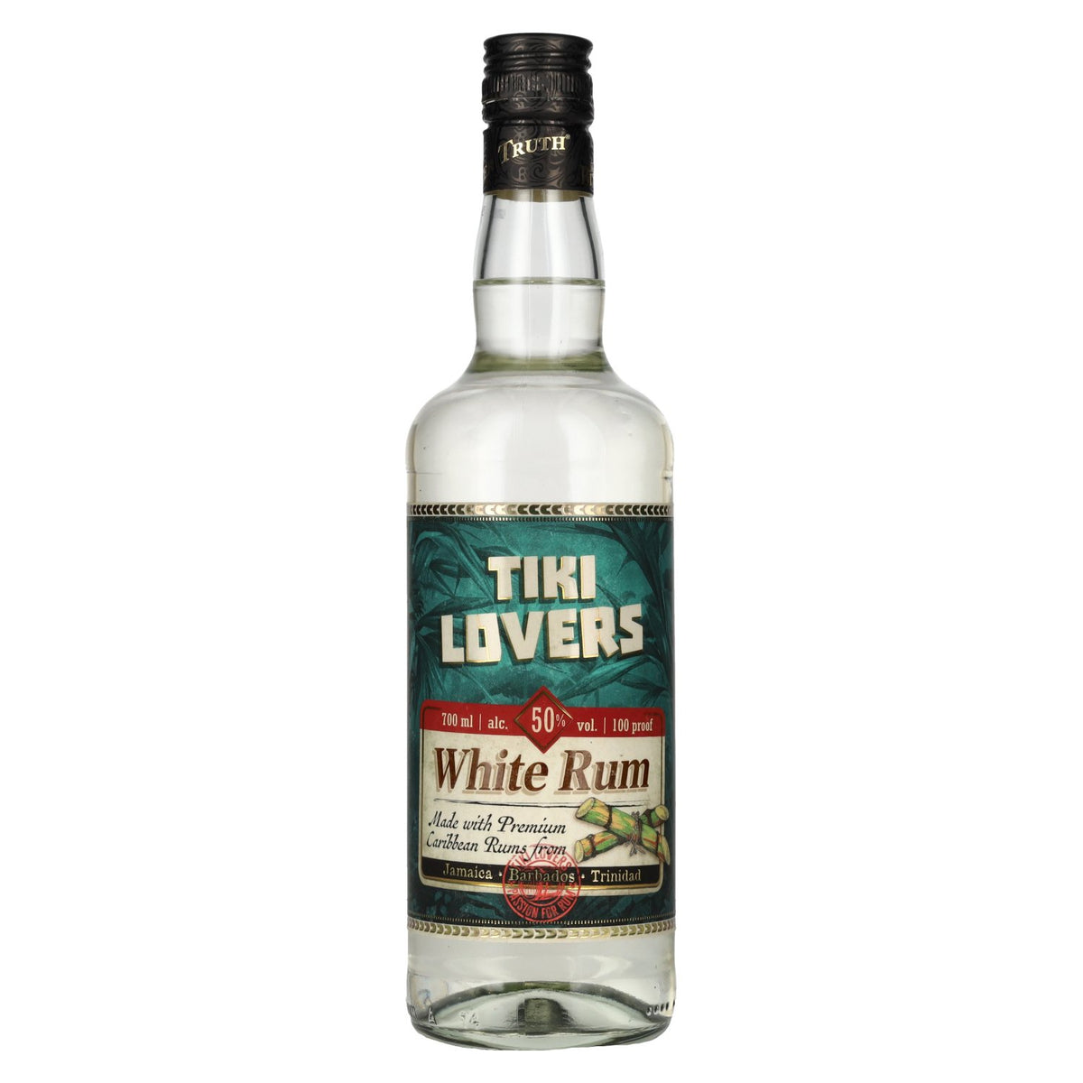 Tiki Lovers White Rum Finest Caribbean Rum 50% Vol. 0.7l