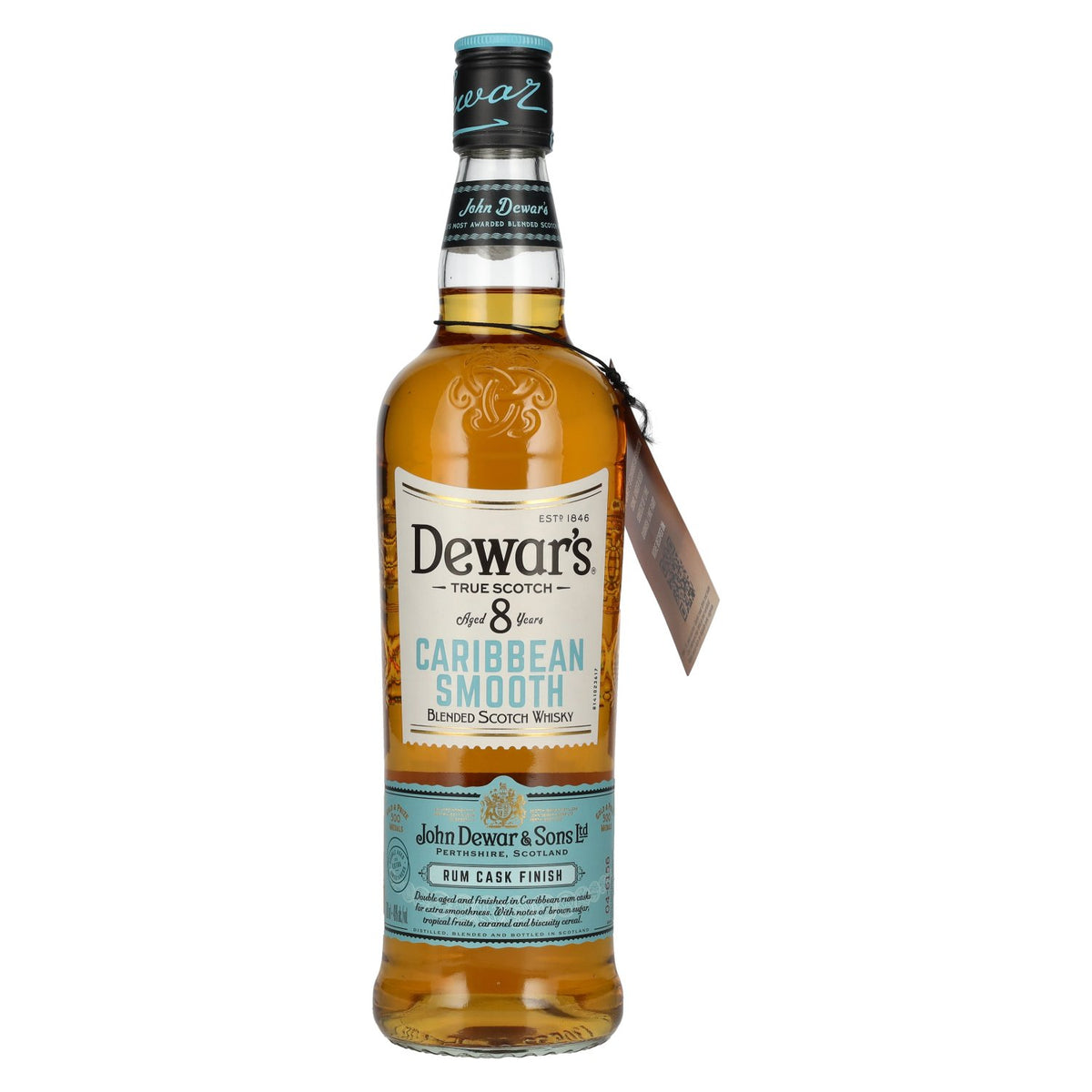 Dewar's 8 Year Old Caribbean Smooth Blended Scotch Whisky 40% Vol. 0.7l