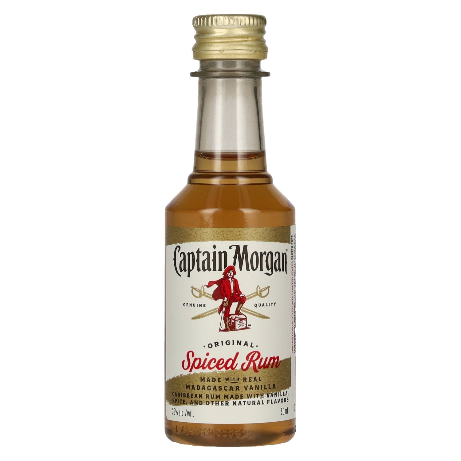 Captain Morgan Original Spiced Gold Spirit Drink 35% Vol. 0.05l PET