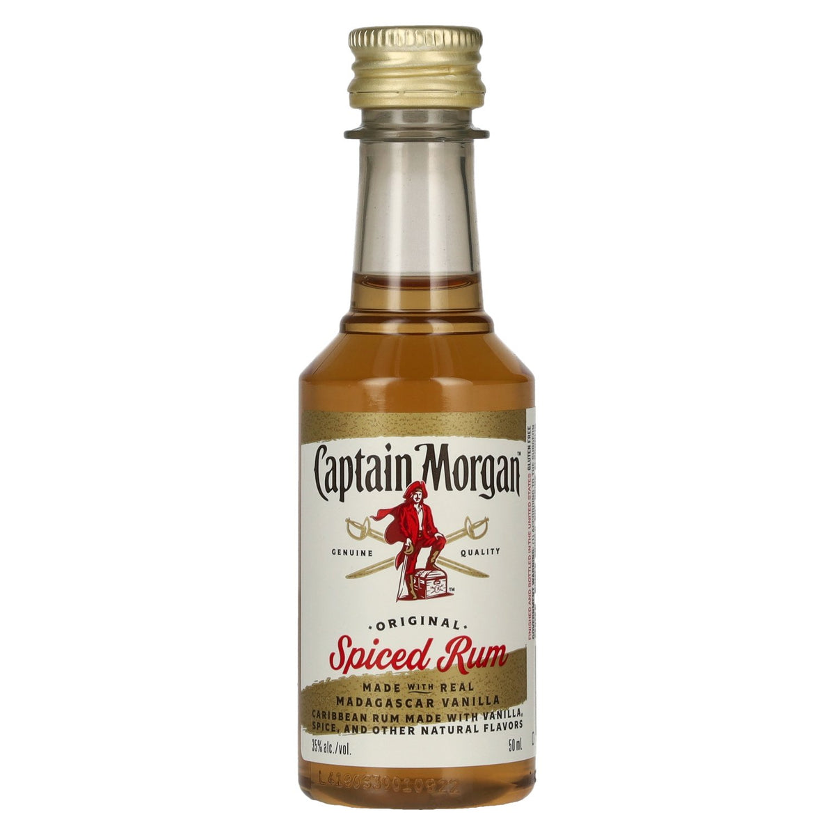 Captain Morgan Original Spiced Gold Spirit Drink 35% Vol. 0.05l PET
