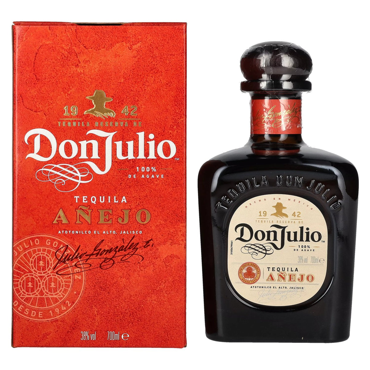 Don Julio Tequila Añejo 100% Agave 38% Vol. 0.7l in Gift Box