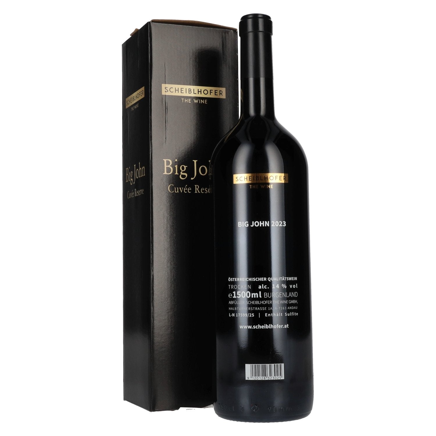 Scheiblhofer Big John Cuvée Reserve 2023 14% Vol. 1,5l in Geschenkbox