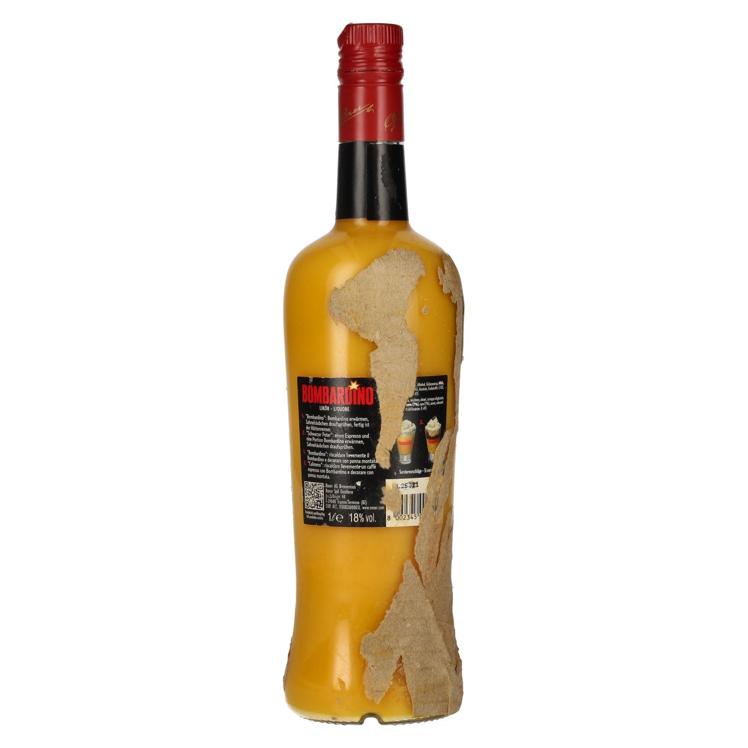 Roner Bombardino 18% ABV 1 litre