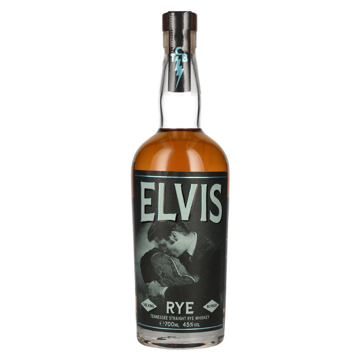 Elvis THE KING Straight RYE Whiskey 45% Vol. 0.7l