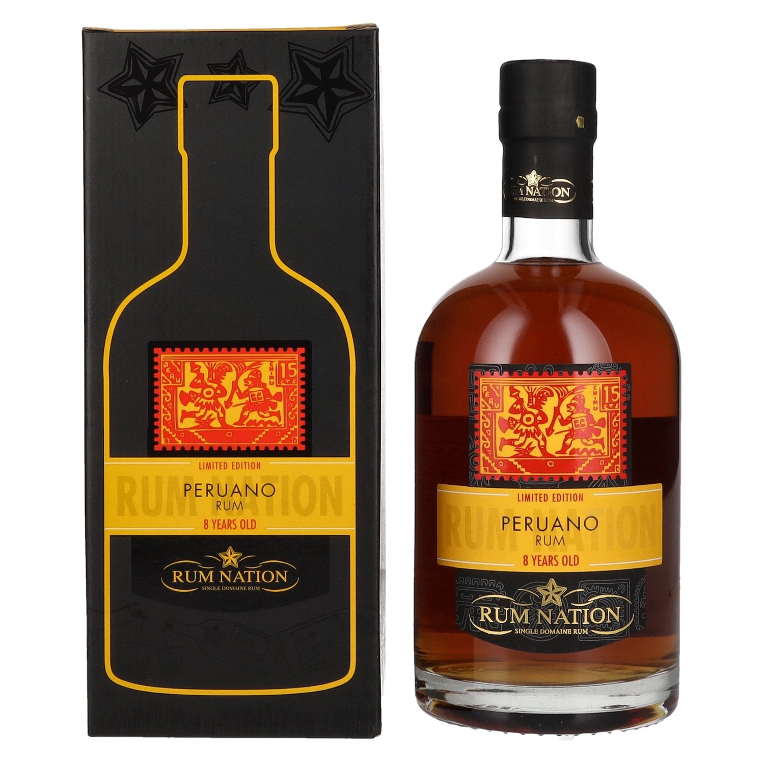 Rum Nation Peruano 8 Years Old Rum Limited Edition 42% Vol. 0.7l in Gift Box