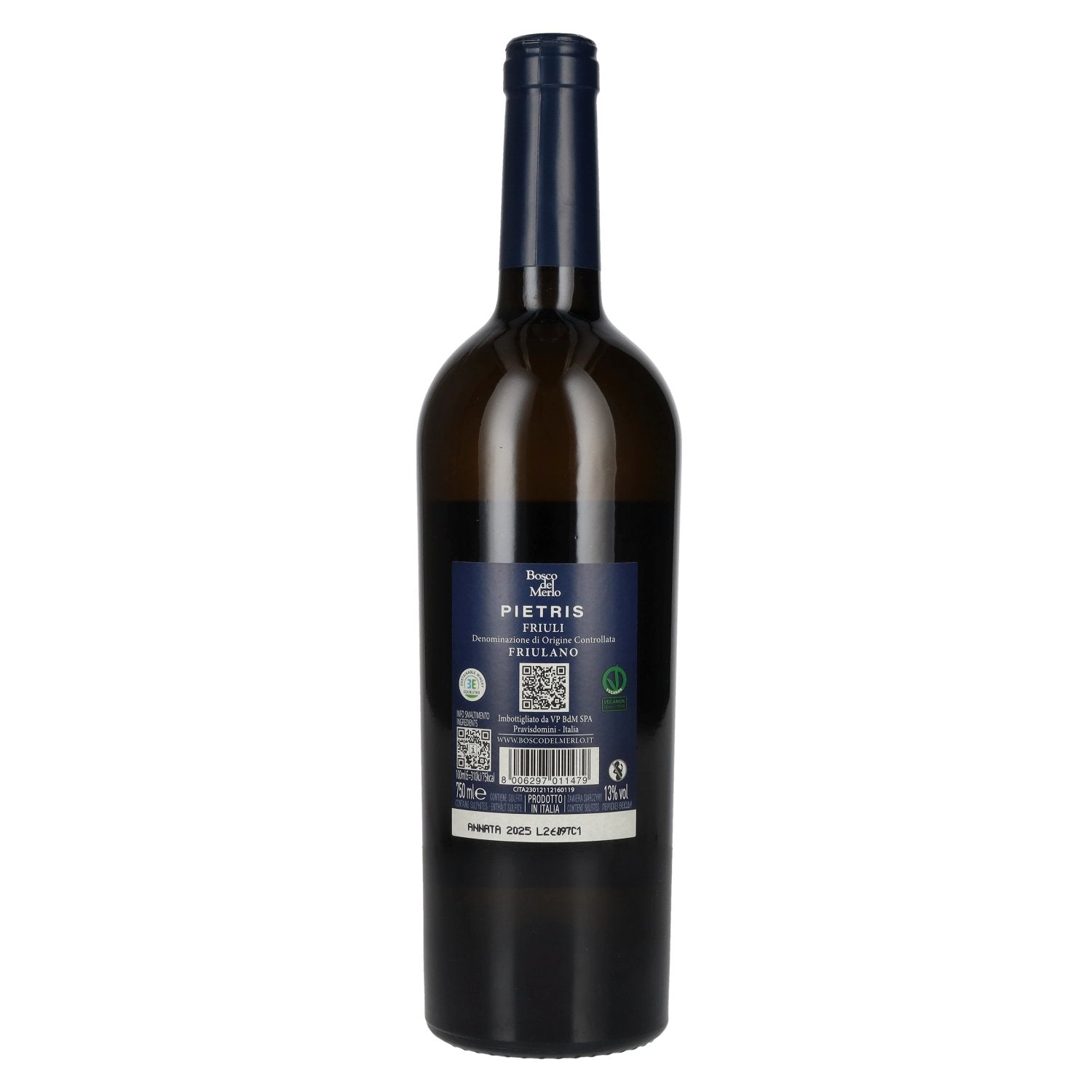Bosco del Merlo PIETRIS Friulano Friuli DOC 2025 13% Vol. 0,75l