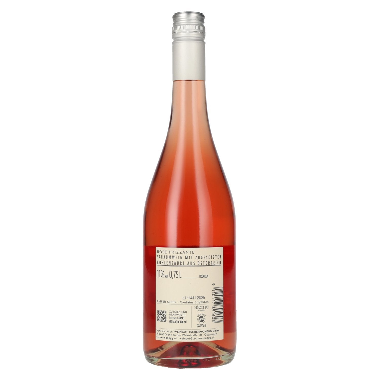 Tschermonegg Frizzante Rosé 11% Vol. 0,75l