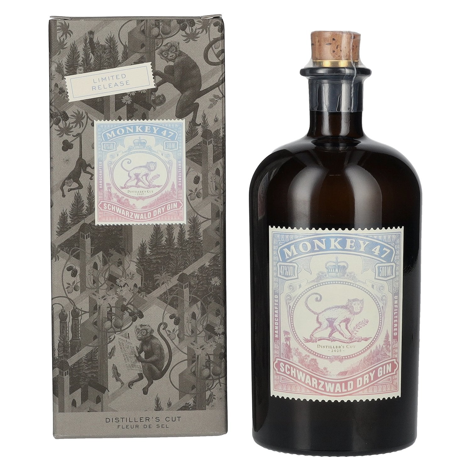 Monkey 47 DISTILLER'S CUT Fleur de Sel Gin 2025 47% Vol. 0.5l in Gift Box