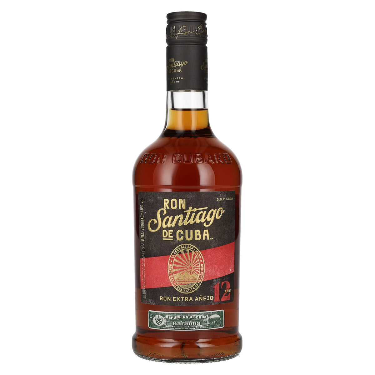 Ron Santiago de Cuba Extra Añejo Rum 12 Years Old D.O.P. Cuba 40% Vol. 0.7l