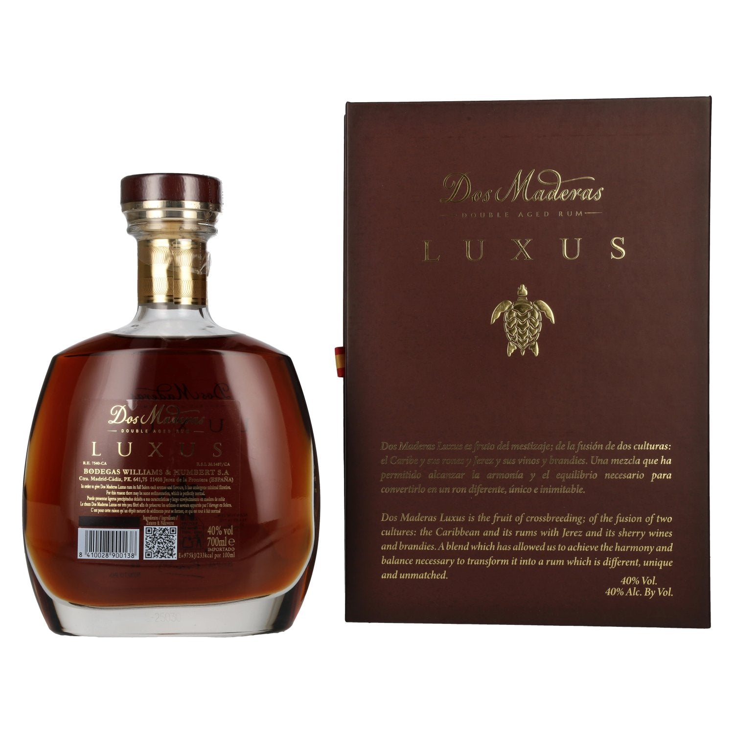 Dos Maderas LUXUS Double Aged Rum Limited Edition 40% Vol. 0.7l in Gift Box