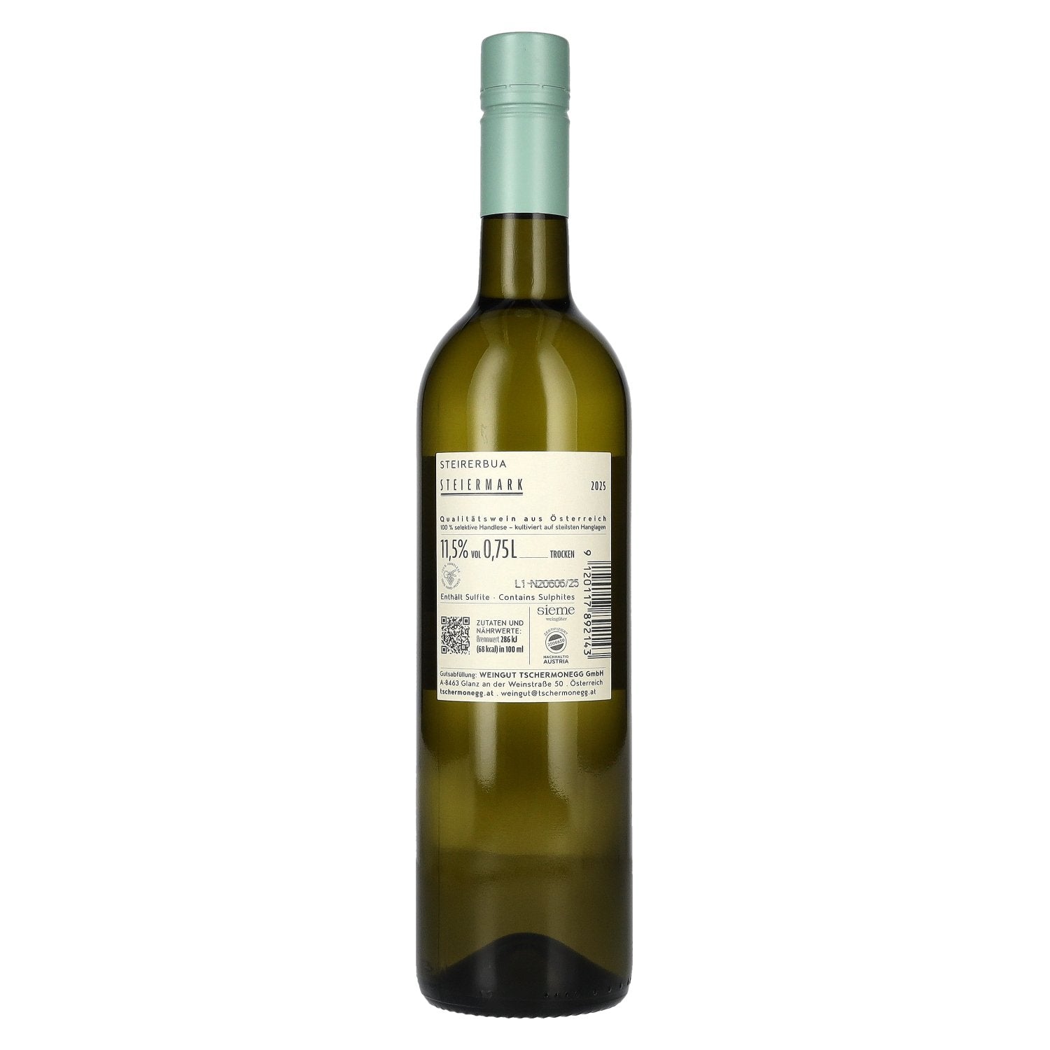 Tschermonegg Steirerbua Steiermark 2025 11,5% Vol. 0,75l