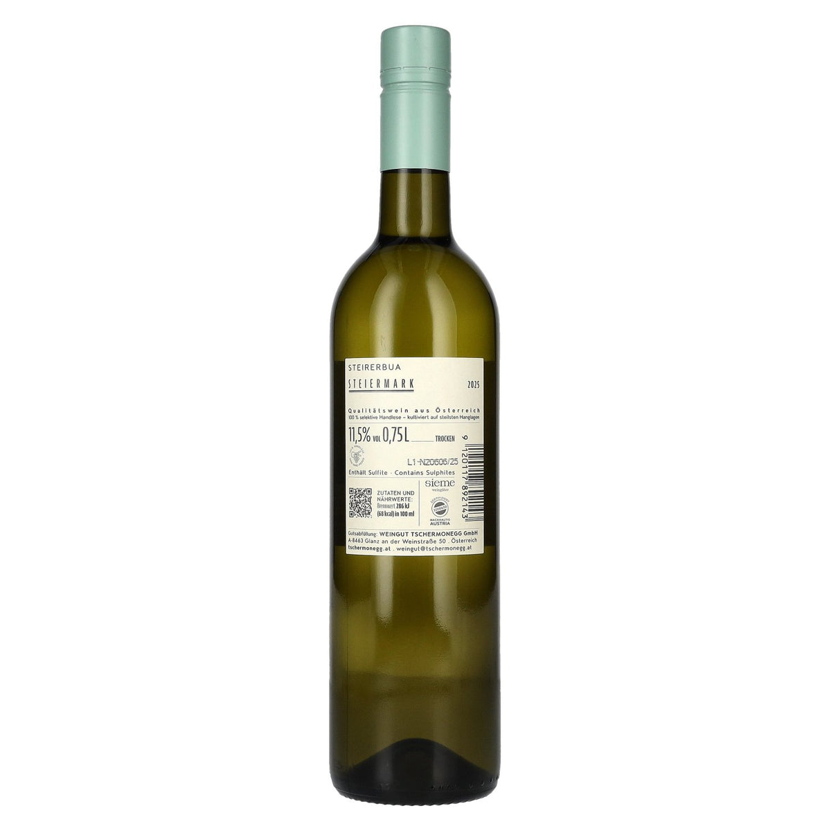 Tschermonegg Steirerbua Styria 2025 11.5% ABV 0.75l
