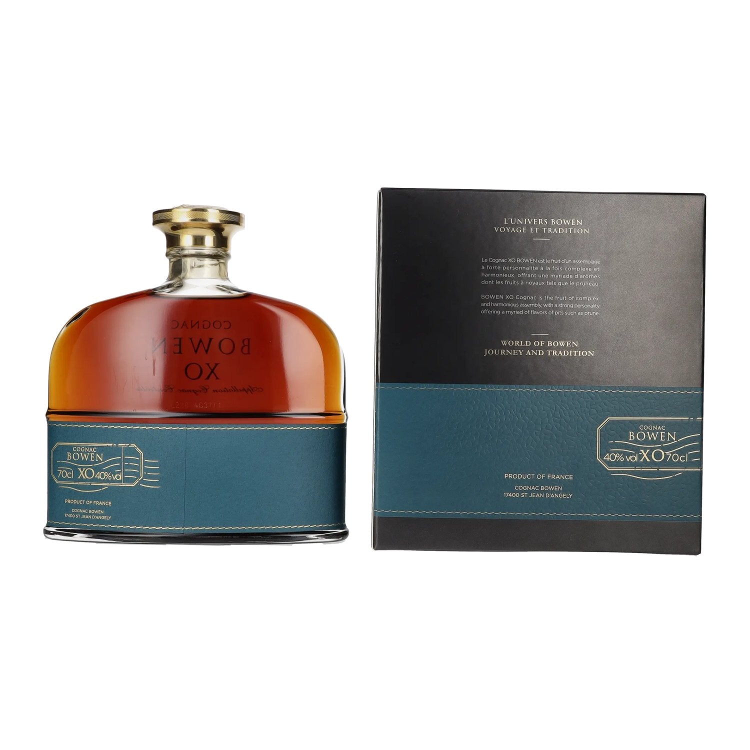 Cognac Bowen XO 40% Vol. 0.7L in gift box