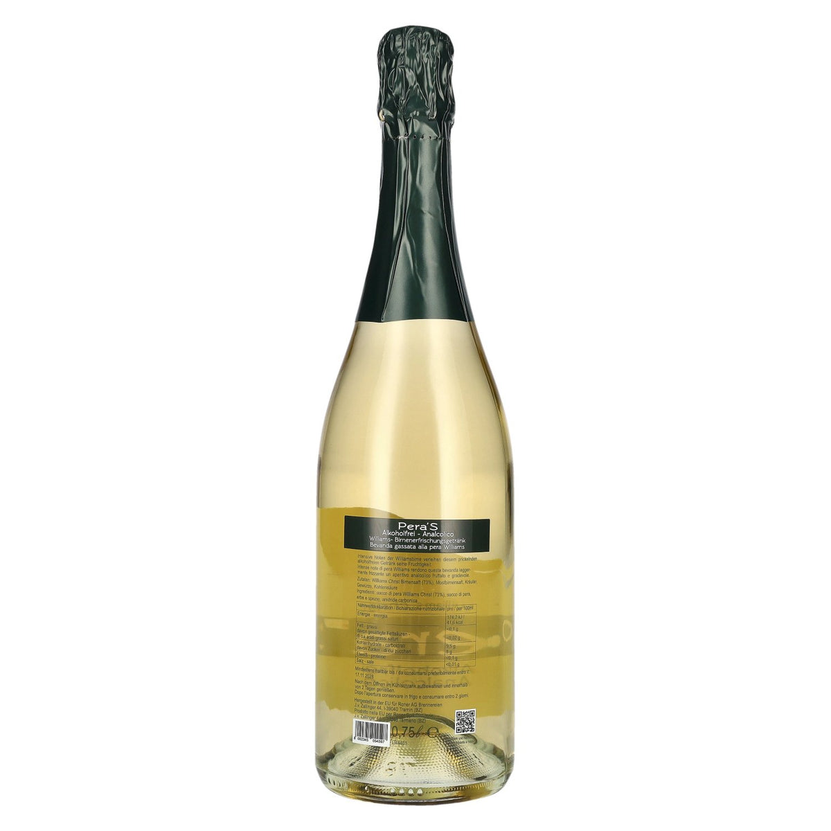 Roner Pera’s Alcohol-Free Williams Christ 0.75 l
