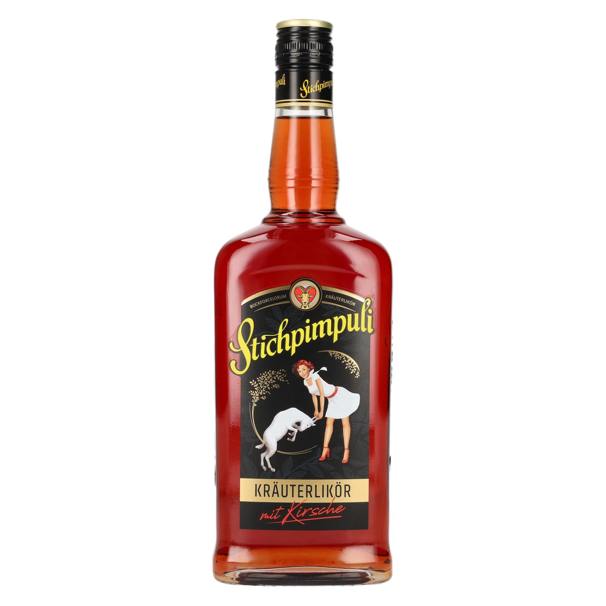 Stichpimpuli Bockforcelorum Herbal Liqueur with Cherry 35% vol. 0.7 l