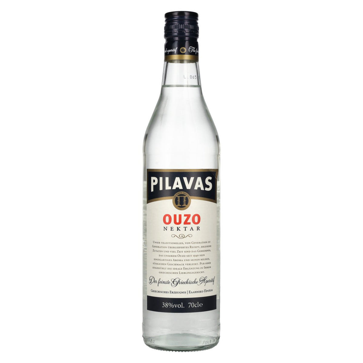 Ouzo Nektar Pilavas 38% Vol. 0.7l