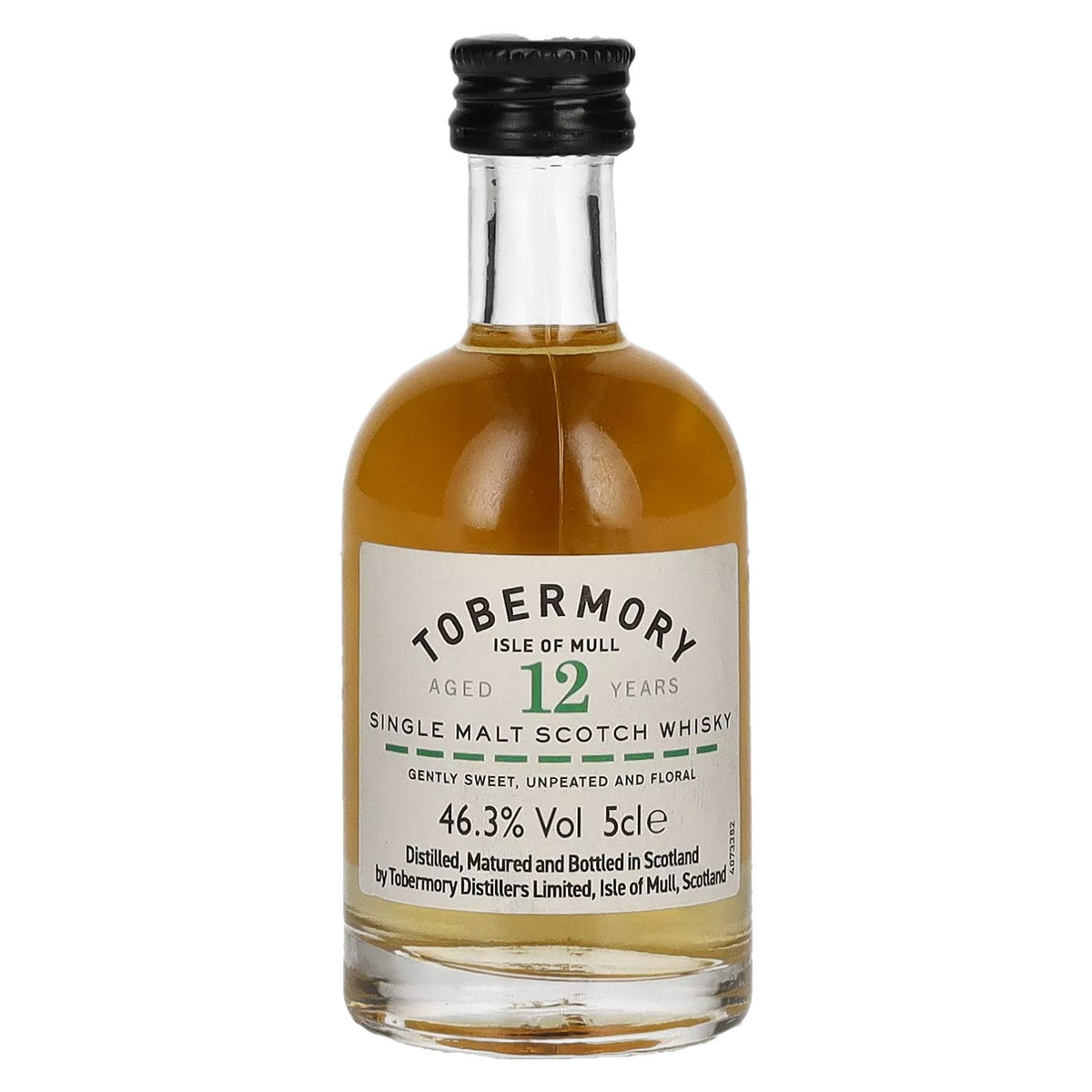 Tobermory 12 Years Old Single Malt Scotch Whisky 46.3% Vol. 0.05l