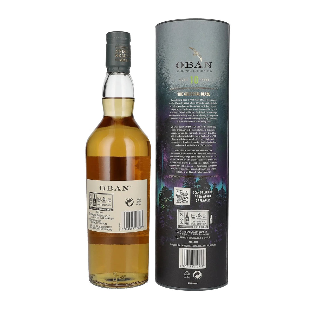 Oban 10 Years Old Single Malt Special Release 2022 57.1% Vol. 0.7l in gift box