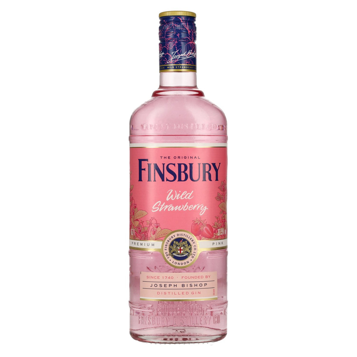 Finsbury Wild Strawberry Distilled Gin 37.5% ABV 0.7l