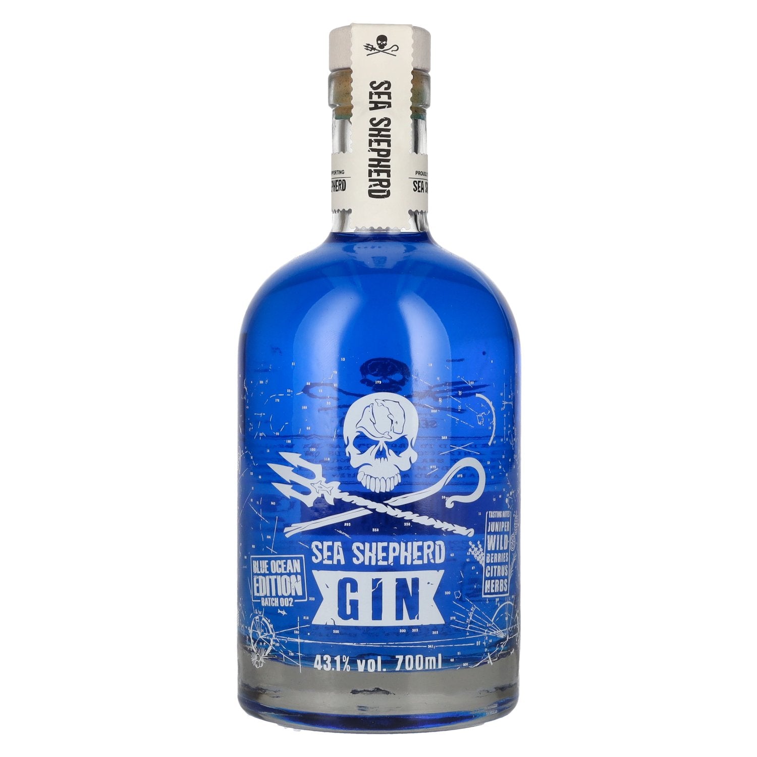 Sea Shepherd Gin BLUE OCEAN EDITION BATCH 002 43.1% Vol. 0.7l