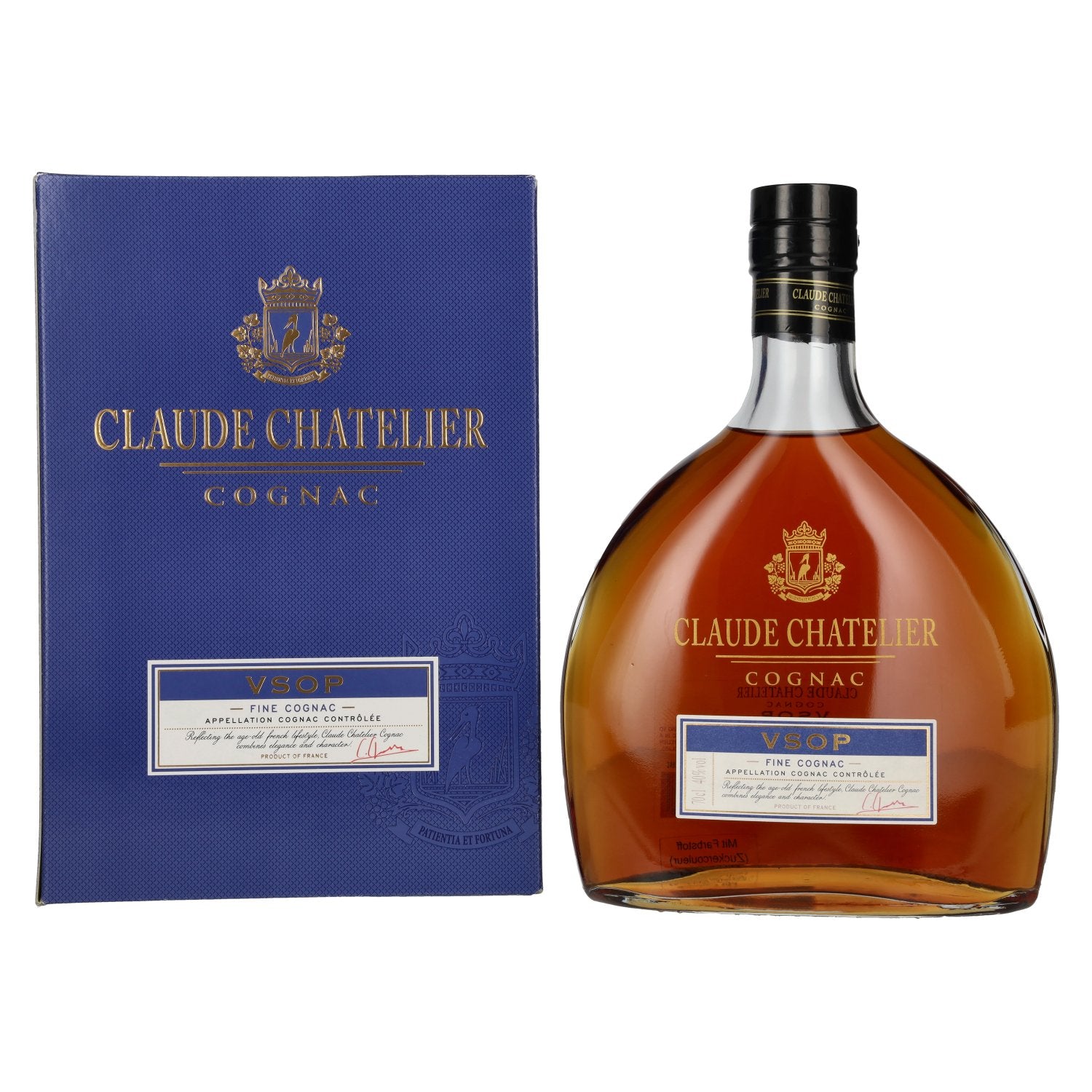 Claude Chatelier VSOP Fine Cognac 40% Vol. 0.7l in Gift Box