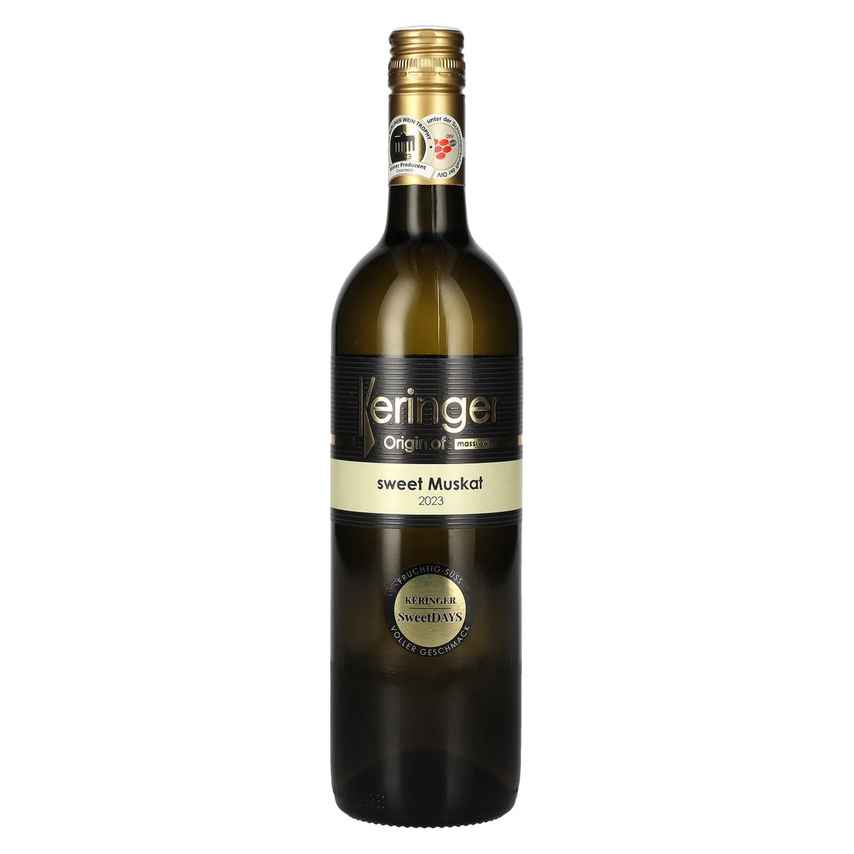 Keringer Origin of massiv wine sweet Muskat 2023 11% Vol. 0,75l