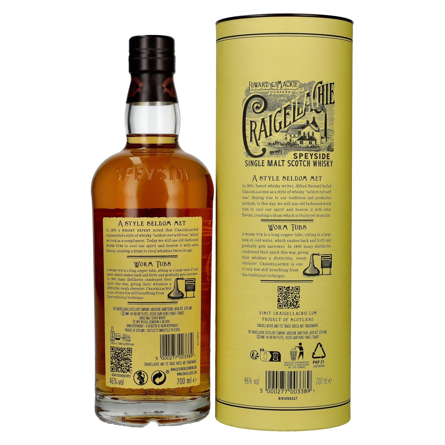 Craigellachie 13 Years Old Speyside Single Malt 46% Vol. 0,7l in Geschenkbox