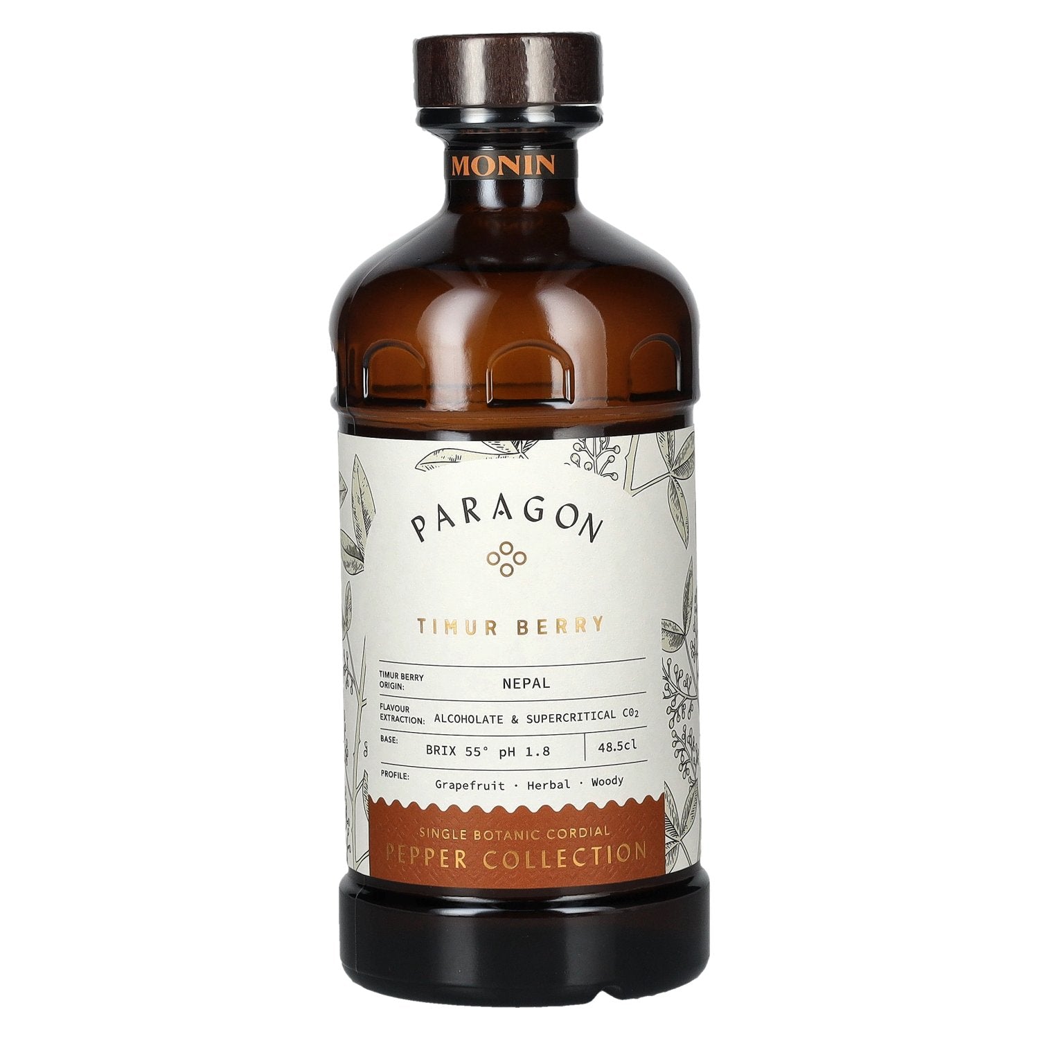 Monin Paragon TIMUR BERRY Single Botanic Cordial Mystic Collection 0.485l