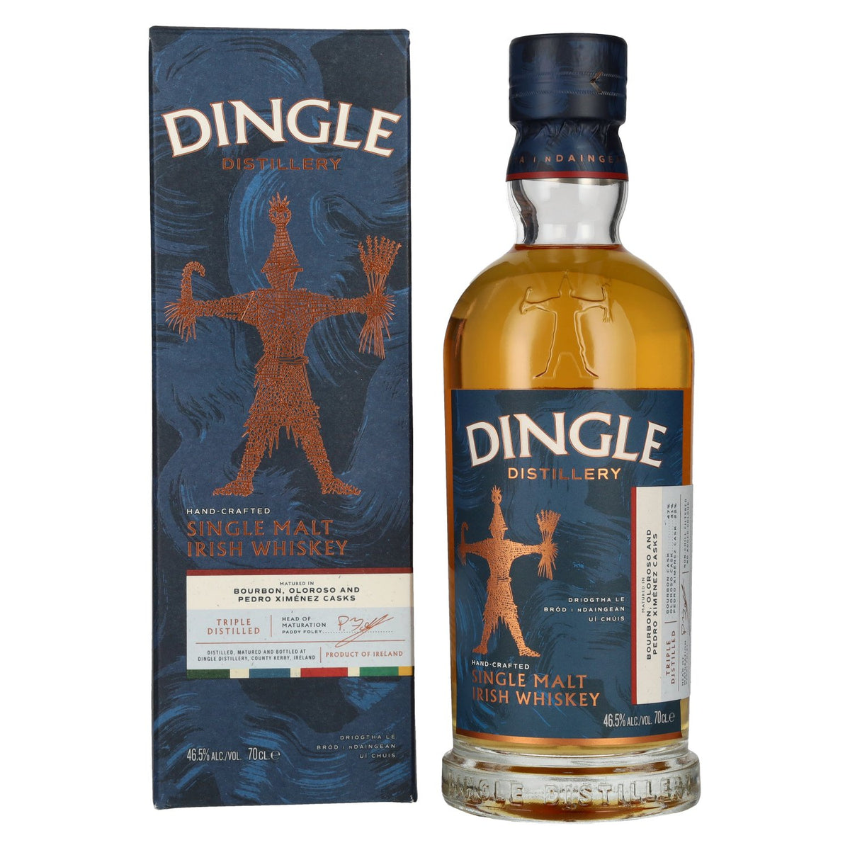 Dingle Single Malt Irish Whiskey Triple Distilled 46,5% Vol. 0,7l in Geschenkbox