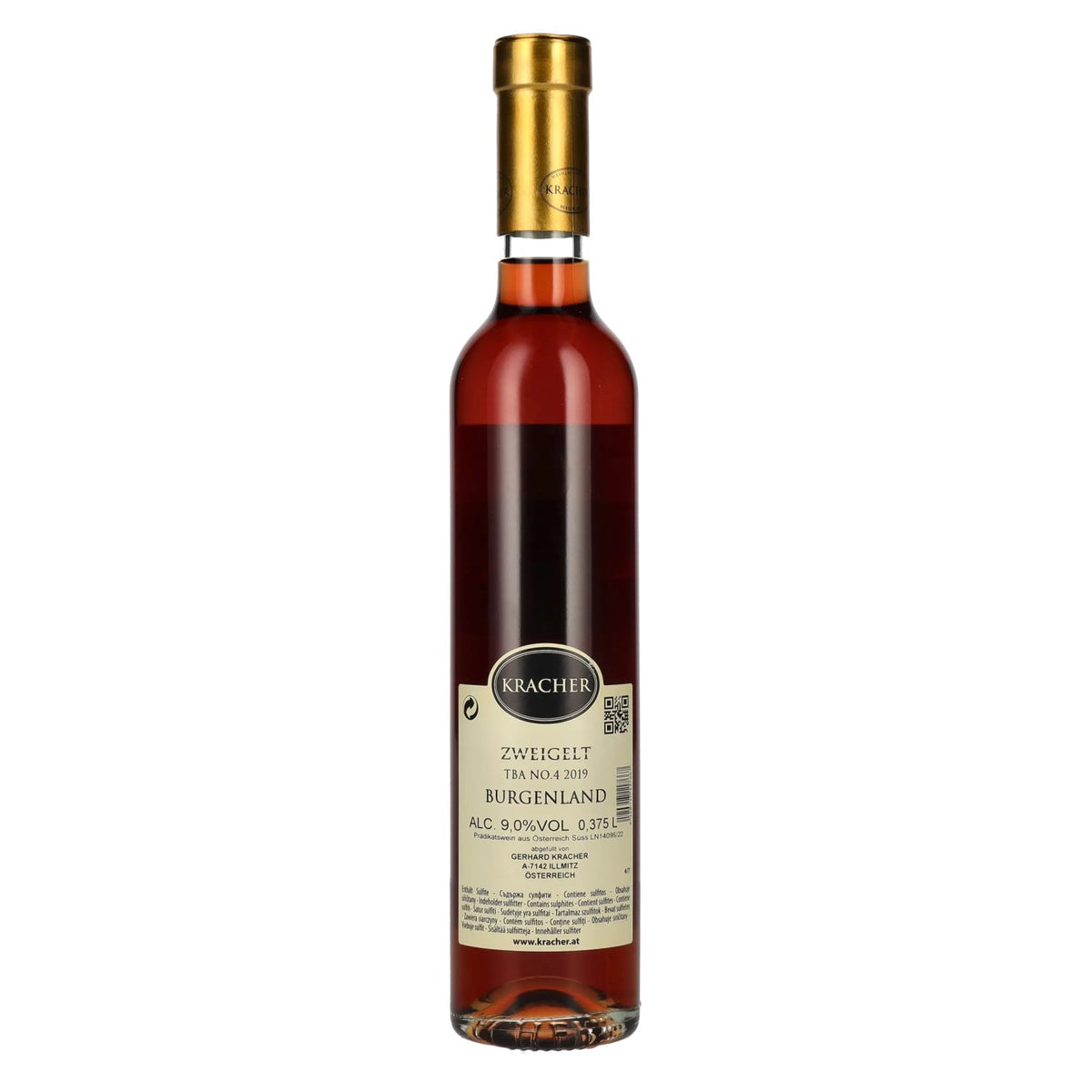 Kracher Trockenbeerenauslese Zweigelt Nouvelle Vague 2019 9% ABV 0.375 l